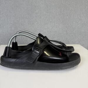 Birkenstock Sandals Size 43 US 13 Flip Flop Thong Black Toe Post Slip On
